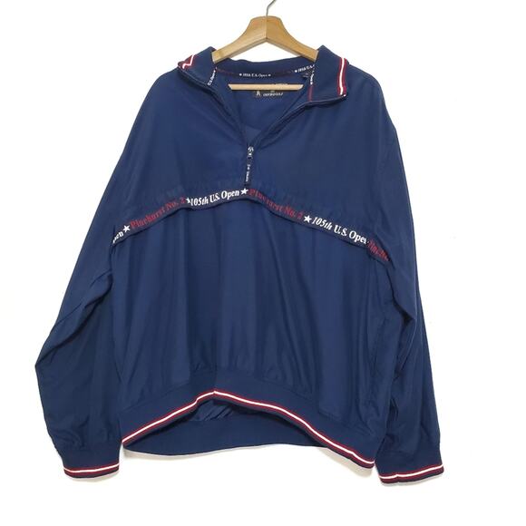 Oxford Golf 2005 105th U.S. Open Pinehurst 2 Windbreaker Jacket with Pockets - Picture 1 of 10